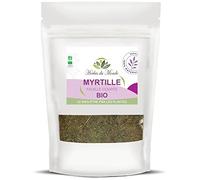 Herbes de Monde - Tisana al Mirtillo Essiccato Biologico Foglia Tagliata - Infuso Disintossicante Biologico - 1 bustina da 40g Certificata AB