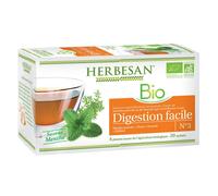 Herbesan Infuso Menta Pepe Finocchio Digestione Facile Bio 20 Bustine - Infuso