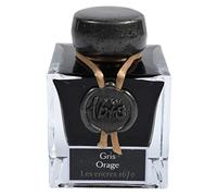 Herbin 15009JT Ink glitter oro 50ml per stilo/pennino vetro/roller grigio