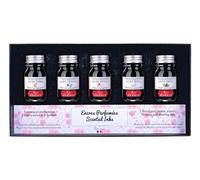 Herbin 18700T - Confezione di 5 flaconi di inchiostro profumato 10 ml per penne stilografiche e roller, colori e aromi assortiti