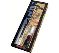 Herbin 28109T - Kit Calligrafia cinese include un pennello cinese, un foglio di carta cinese, un flacone di inchiostro di china e istruzioni