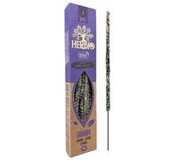 HERBIO - Incenso Bastoncini Naturali alla Lavanda Ecologici Certificati, Artigianali Fatti a Mano, Lunga Durata (circa 75 min), 20gr