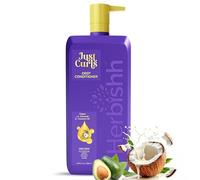 Herbishh Just Curls Deep Conditioner for Curly Hair, Avocado & Coconut Oil, Vegan, 500 ml - Curlfaction Conditioner for Curly Hair & Deep Hair Conditioner for Dry Damaged, Detangler, Wavy Hair