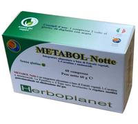 HERBOPLANET Srl Integratore Metabol Notte con L-carnitina, 60 compresse