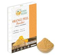 Herbs Botanica Maschera viso in polvere buccia d'arancia organica con vitamina C in polvere per la cura del viso, della pelle e dei capelli, esfoliante per acne e vegano scuro, senza sostanze chimiche