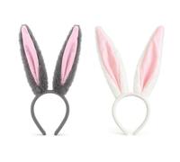 Herbst 2 cerchietti per capelli con orecchie di coniglio, per Halloween, carnevale, Pasqua, cosplay