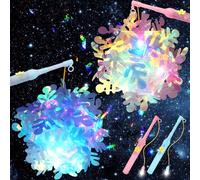 Herbst Set di 2 lanterne multicolori per fai da te St Martin fai da te con lanterna per compleanni, Halloween, Natale (fiocco di neve)