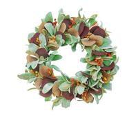 Herbstlicher Blumenkranz - Halloween - Thanksgiving-Simulation, Hängende Türdekoration | Saisonaler Herbstblumenkranz Für -, Außen- -Dekoration | Langlebiges, Wetterbeständiges A