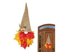 Herbstzwerg- - Ringraziamento-Ahornblattkranz, stagionaler Dekoring | Halloween-Herbstdekoration, für drinnen und draußen, Balkon, Wand, Garten, Wohnzimmer - lebendige Feiert