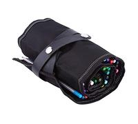 HERCHR Avvolgere la matita in tessuto Oxford 36/48/fori, astuccio arrotolabile multiuso Tenda per penna di grande capacità per scuola ufficio Art Craft(36pcs)