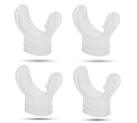 HERCHR Bocchino Subacqueo, 4 Pezzi Boccaglio in Silicone Morbido e Confortevole Inodore Attrezzatura Subacquea Bocchino Regolatore per Immersione Subacquea Boccaglio