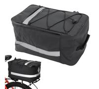 HERCHR Borsa Bici Posteriore, Borsa per Portabici di Grande capacità da 15 Litri Borsa da Sella per Bici Elettrica e Strada Impermeabile per Bicicletta per Ciclismo All'aperto