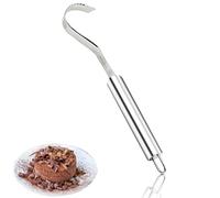 HERCHR Coltello da Burro Decorativo, Professionali Acciaio Inossidabile Arricia Burro, Grattugia per Formaggio a Rullo per Burro Cioccolato, tagliaburro metallo con occhiello per Decorazioni di Torte