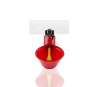 HERCHR Confezione da 5 mangiatoia per polli e abbeveratoio, abbeveratoio Automatico per pollame per polli, Anatre, oche, Tacchini(Tube Diameter 25mm)