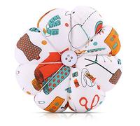 HERCHR Cuscini con spilli di Zucca, Cuscino per Perno da Polso, su Due LAT, Regolabile, per Cucire, Cucire E Ricamare (#2)