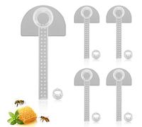 HERCHR Distributore di Acqua Ape,Candito per Api,Set 5 Alimentatore Ingresso,Mangiatoie per Api,Miele Acqua Mangiatoie per Alveare con Api per Ingresso di Api, Strumento per L'apicoltura