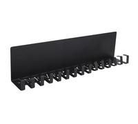 HERCHR Espositore per Medaglie con 14 Ganci Espositore per Medaglie Non Mollare Mai, Scaffale Robusto 15,8x4,0x2,6 Pollici per Montaggio a Parete per Ginnastica, Gara, Calcio, Nuoto