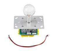 HERCHR joystick, kit joysticks arcades, joysticks illuminato colorati a LED Switching da un funzionamento a 4 a 8 vie per il gioco arcadess, 9,8 x 6,5x 11 cm/3.86 x 2.56x 4.33