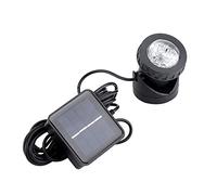 HERCHR Lampada Solare Subacquea, Solare Lampada Subacquea Leggera a setlight a setlight di Pesce Illuminazione da Giardino da Giardino Esterno Luce Bianca per Prato, Giardino, Paesaggio