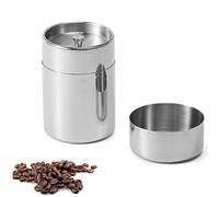 HERCHR Lattina in metallo con 2 coperchio ermetico Per tè, 550ml Contenitori Alimentari Ermetici in Acciaio Inossidabile per Caffè, Barattoli multifunzionali per la conservazione delle caramelle