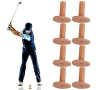 HERCHR Magliette da Golf in Gomma per tappetini, Set di Magliette da Golf Elastiche Alte 8 Pezzi per Interni ed Esterni, Cortile, casa, Ufficio, 2,2x2 Pollici