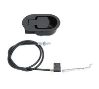 HERCHR Manico a trazione reclinabile in Metallo Pesante, Sedia reclinabile Nera, Impugnatura a Leva di Rilascio del Divano, Maniglia di Rilascio del Divano con Accessorio di Sostituzione (90mm)