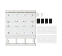 HERCHR Mensola Separatore per Armadio Organizzatore, scaffale in Tensione con aste estensibili per Armadio, credenza della Cucina e Bagno, (30-40cm/11,8-15,7 Pollici)