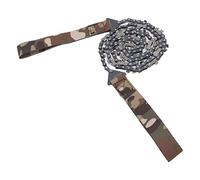 HERCHR Motosega Manuale con Catena Bidirezionale e Manici Ergonomici, Pieghevole Sega a Mano Tascabile con Marsupio per segare Rami e Piccoli Alberi, 48 Pollici di Lunghezza