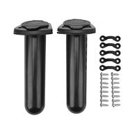 HERCHR Portacanna da Pesca per Kayak, 2 Pezzi Portacanne per Barca da Pesca con Montaggio a Incasso sul Ponte Attrezzo da Pesca Accessorio per Canoa per Barca da Kayak