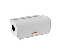 HERCHR Scatola per La Gestione dei Cavi, Scatola per L'organizzazione dei Cavi in plastica Organizzatori per Scatole per Cavi di Grandi Dimensioni Cavi di Alimentazione Organizzatore(Bianco Avorio)