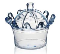 HERCHR Scatoline Confetti Portaconfetti, 12 Pezzi contenitori Decorativi per Caramelle a Forma di Corona riempibile con Cupola, Scatola di Caramelle Vuota per Matrimonio Feste