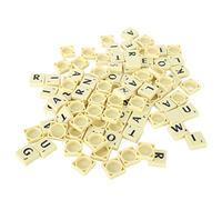 HERCHR Set di Pezzi di Scacchi di Lettera, Piastrelle di Gioco crociata Leggero Pezzi di Scacchi durevoli Piastrelle di Parola d'arpreso di Parole Che producono sottobicchieri alfabeti