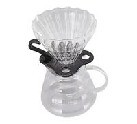 HERCHR Set Per Macchina Per Il Caffè, Gocciolatore Per Caffè in Vetro da 600 Ml, Gocciolatore Per Caffè Manuale con Tazza Filtrante E Carta Per La Casa