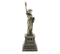 HERCHR Statua della Libertà in America, Statua della libertà Modello di edificio in metallo Ornamenti da tavolo per per la casa, artigianato, 15 Cm/5,9 Pollici