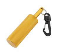 HERCHR Stick rattle subacqueo, bastone da immersione in alluminio shaker slip -slitting con gancio girevole a 360 ° per snorkeling subacqueo (Oro)