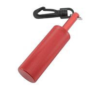 HERCHR Stick rattle subacqueo, bastone da immersione in alluminio shaker slip -slitting con gancio girevole a 360 ° per snorkeling subacqueo (Rosso)