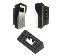 HERCHR Supporto per campanello video 2 Set Staffa di montaggio senza trapano Supporto per copertura Staffa di montaggio universale regolabile per campanello video Accessori per case