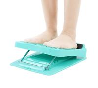 HERCHR Tavola Inclinata, Barella Professionale per Polpacci Tavola Inclinata Pieghevole Barella per Polpacci Massaggio Gamba Pedaliera Inclinata Fitness(Blu Verde)