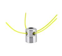 HERCHR Testina Mangia Erbacce, Testina Tagliaerba Universale in Alluminio da 5,6x4,5 cm/2,2x1,8 Pollici con Set di Linea per Tagliaerba Accessori per Tosaerba Tagliaerba