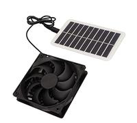 HERCHR Ventile di Scarico del Pannello di Potenza Solare, 3W 5 V Pannello Solare Ventilazione Ventilazione Extrattore ad Aria della Ventola con Una Mano di aspirazione per Campeggio