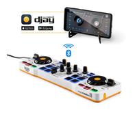 Hercules 4780921 controller per DJ 2 canali Nero, Bianco, Giallo (Hercules DJControl Mix DJ controller -)