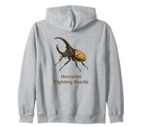 Hercules Beetle Impressionante Dynastes Hercules per Entomologo Felpa con Cappuccio