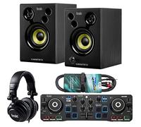 Hercules DJ Starter Kit 2 Deck USB DJ Controller Set con scatole e cuffie + cavo audio Keepdrum