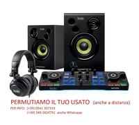 HERCULES DJ STARTER KIT controller + coppia monitor + cuffia + SERATO DJ LITE