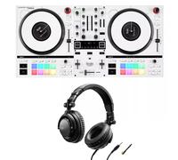 Hercules DJCONTROL INPULSE T7 WHITE EDITION a 2 Deck + Hercules HDP DJ45 Cuffia
