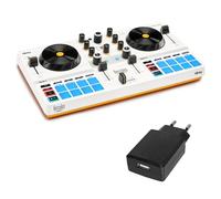Hercules DJControl Mix - Controller ultra portatile per DJ con alimentatore USB Keepdrum