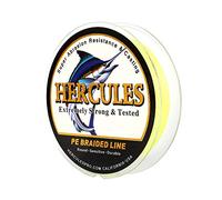 Hercules - Filo da pesca intrecciato a 8 fili, 100-2000m, 10-300lb, super morbido, polietilene, Lenze intrecciate per pesca con lenza, pesca da riva, pesca in mare, pesca in barca