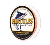 Hercules - Filo da Pesca Intrecciato a 8 Fili, 100-2000m, 10-300lb, Super Morbido, Polietilene, Lenze per Pesca Con Lenza, da Riva, in Mare e in Barca