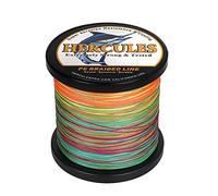 HERCULES Lenza da pesca intrecciata a 12 fili, 100-2000 m, treccia di lenza 109-2196 metri, 10 lb - 420 lb testata PE, adatta per acqua dolce e salata