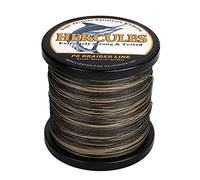 HERCULES Lenza da pesca intrecciata a 12 fili, 100-2000 m, treccia di lenza 109-2196 metri, 10 lb - 420 lb testata PE, adatta per acqua dolce e salata